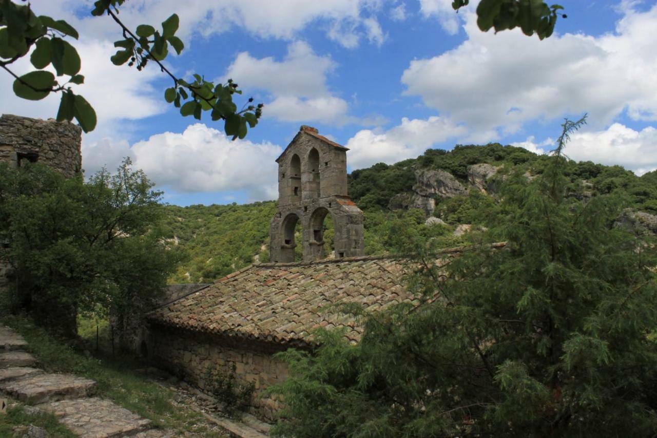 Mas Des Falaises Saint Alban Auriolles Exteriör bild